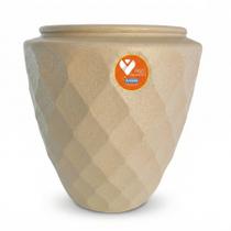 Vaso Diamante - N 24 - 7 Lts - Areia Vaso Diamante - N 24 - 7 Lts - Areia