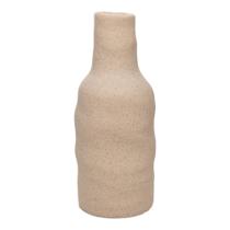 Vaso Doha 11,5cm x 11,5cm x 31cm Bege Cerâmica Wolff Vaso Doha 11,5cm x 11,5cm x 31cm Bege Cerâmica Wolff