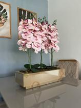 Vaso Dourado Espelhado Decoração Luxo Vaso Dourado Espelhado Decoração Luxo