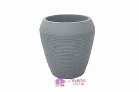 Vaso Egípcio Tramontina em Polietileno Cimento 46 cm Vaso Egípcio Tramontina em Polietileno Cimento 46 cm