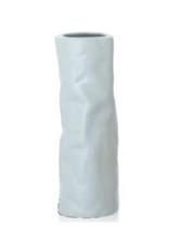 Vaso em cerâmica amassada siamês 26x7,5cm - INTERIOR & ARTE