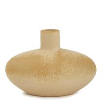 Vaso em ceramica bege mart 17cm