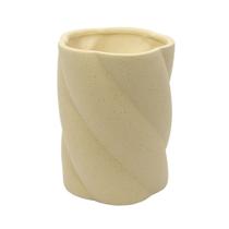 Vaso em Cerâmica Bege P 20x15cm Vaso em Cerâmica Bege P 20x15cm