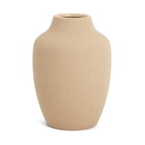 VASO EM CERAMICA BEGE RUSTICO 25,5cm