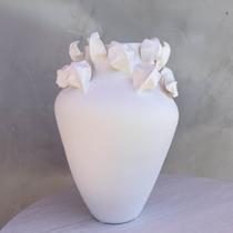 Vaso em Cerâmica Branco