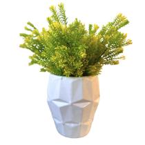 Vaso Em Cerâmica Branco Strasbourg Elements