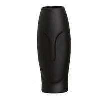 Vaso em Cerâmica Decorativo Home Semblante G Preto Fosco Vaso em Cerâmica Decorativo Home Semblante G Preto Fosco