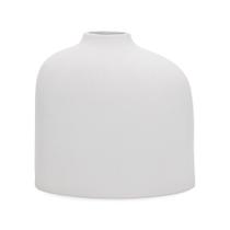 Vaso em ceramica fosco branco organico 26cm mart 34,5x33,5cm Vaso em ceramica fosco branco organico 26cm mart 34,5x33,5cm