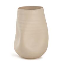 VASO EM CERAMICA ORGÂNICO OFF WHITE MART 30cm