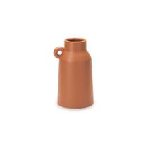 Vaso em Cerâmica Ramona Bege Médio - Decorafast MT