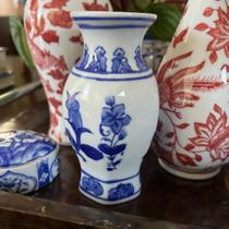 Vaso Em Cerâmica Riviera Azul Mart Collection - Pç Vaso Em Cerâmica Riviera Azul Mart Collection - Pç