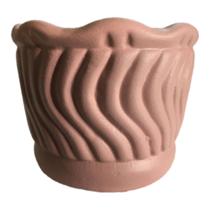 Vaso em cerâmica rosé fosco 7x9,5cm