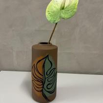 Vaso Em Cerâmica Tupã Baixo Reginez - Pç