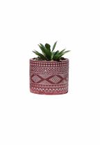Vaso em Cimento com Suculenta Planta Artificial Cachepot Vaso em Cimento com Suculenta Planta Artificial Cachepot
