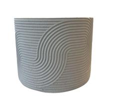 Vaso em cimento texturizado 19 x 24 cm Vaso em cimento texturizado 19 x 24 cm