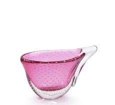 Vaso Em Cristal Murano Rosa - São Marcos 33cm
