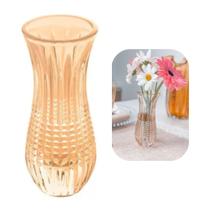 Vaso em Cristal Queen Âmbar Serve como Centro de Mesa e Arranjos Wolff Vaso em Cristal Queen Âmbar Serve como Centro de Mesa e Arranjos Wolff