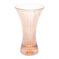 Vaso em Cristal Wolff Queen Âmbar - 15x24cm - Vaso Decorativo Luxuoso com Estética Clássica - Sofisticados para Ambientes!