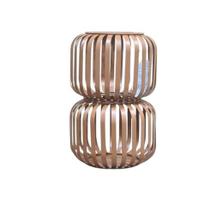 VASO EM FERRO CARAMELO 20x13x13cm VASO EM FERRO CARAMELO 20x13x13cm