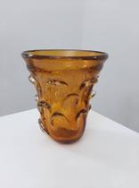 Vaso em Murano Âmbar 16 x 13 cm