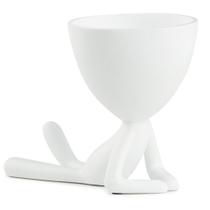 Vaso em Poliresina Branco - Mart Vaso em Poliresina Branco - Mart
