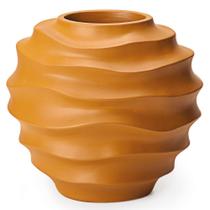 VASO EM POLIRESINA CARAMELO ONDULADO 19,5cm - Mart VASO EM POLIRESINA CARAMELO ONDULADO 19,5cm - Mart