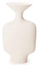 VASO EM POLIRESINA OFF WHITE RUSTICO GEOMETRICO 35,5cm VASO EM POLIRESINA OFF WHITE RUSTICO GEOMETRICO 35,5cm