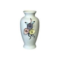 Vaso Em Porcelana Classic Branco 10x20,5cm Strasbourg Elements