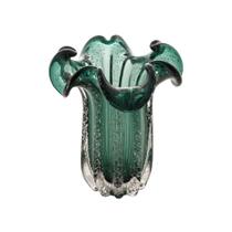 Vaso Em Vidro Flat Italy Verde Esmeralda Wolff Vaso Em Vidro Flat Italy Verde Esmeralda Wolff