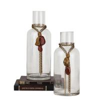 Vaso Em Vidro Marrocos Alto Reginez - Pç