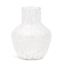 VASO EM VIDRO OFF WHITE BOJUDO MART 11cm