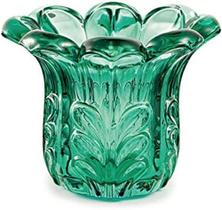 Vaso em Vidro Verde Esmeralda 10 cm - Mart