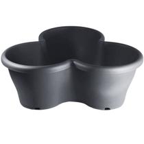 Vaso Empilhável Treviso (41X39X16) Preto OKLA