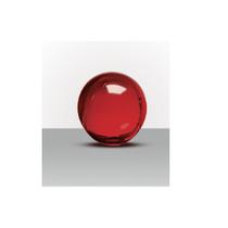 Vaso Esférico 10x10cm Vermelho - Luvidarte