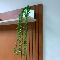 Vaso Espelhado 10x10 com Musgo e Pendente de Eucalipto
