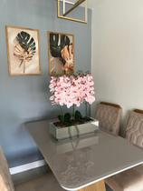 Vaso Espelhado Prata Decoração Luxo Vaso Espelhado Prata Decoração Luxo