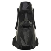 Vaso Estátua Moai Preto Escultura 20 Cm Ilha Da Páscoa