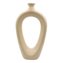 Vaso Estilizado de Design Oval Elegância Atemporal para Sua Mesa Posta ou Aparador Vaso Estilizado de Design Oval Elegância Atemporal para Sua Mesa Posta ou Aparador
