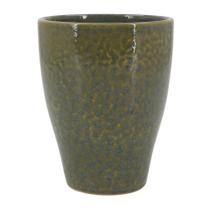 Vaso estilo vietnamita sven verde musgo decorativo 17cm