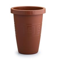 Vaso Extra GG 32 Litros Terra Cota Plástico Jardim Plantas Flores