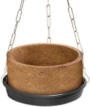 Vaso Fibra de coco NUTRICOCO COMPLETO com prato e corrente 01