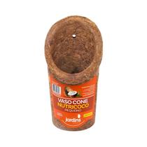 Vaso Fibra De Coco Tipo Cone De Pendurar Para Orquídeas