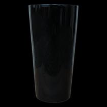 Vaso Fibra de Vidro Aquamarine Preto 55 cm