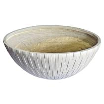 Vaso Fibrocimento Cinza com Detalhes 65,5cm Florarte Vaso Fibrocimento Cinza com Detalhes 65,5cm Florarte