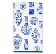 Vaso floral azul boutique de guardanapos, presente, 3 camadas, 100 unidades
