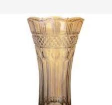 Vaso floreiro Classica cristal ecologico D13xA24cm Ambar