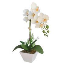 Vaso Flores Artificiais Vaso Arranjo Orquídeas Decorativas