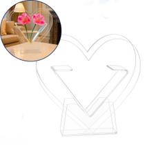 Vaso Flores Coração Arranjo Acrilico Centro De Mesa Festa Casamento Expositor Decoração Vaso Flores Coração Arranjo Acrilico Centro De Mesa Festa Casamento Expositor Decoração