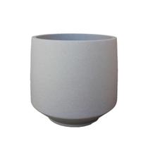 Vaso Flores Jardim Brut 47x47x43cm Branco Japi