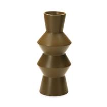 Vaso formas em ceramica verde oliva mart 14010